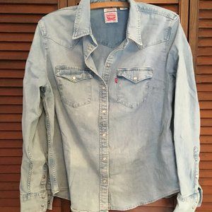 Levi's denim button-down shirt